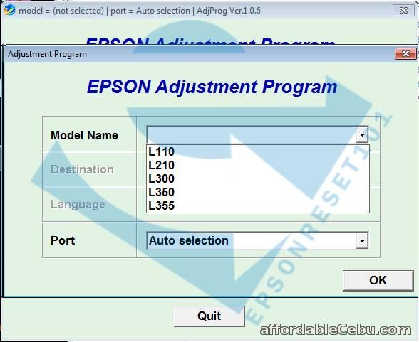 epson l1300 adjustment program serial number